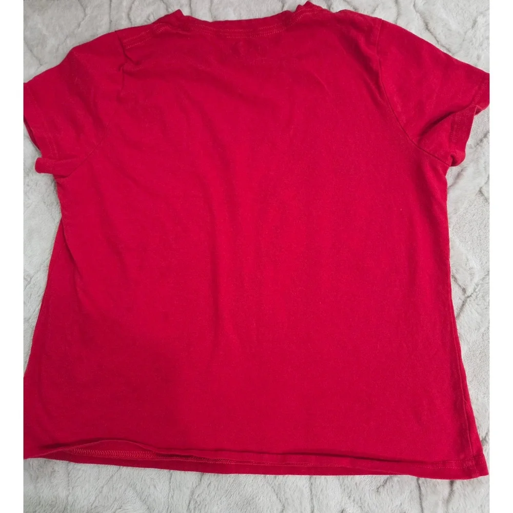Wondershop Target Womens Red Cookie Crew Pajama Top Holiday Sleep Shirt Size M
